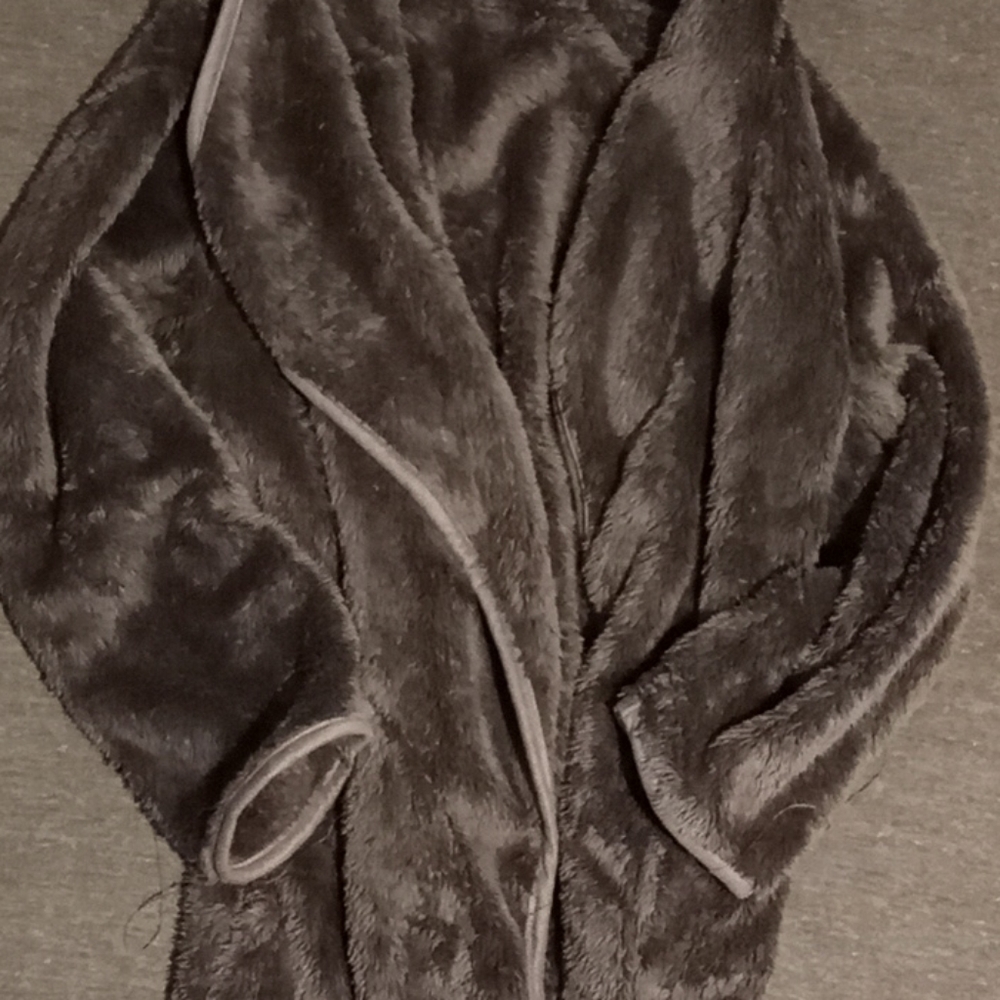 Gray cardigan